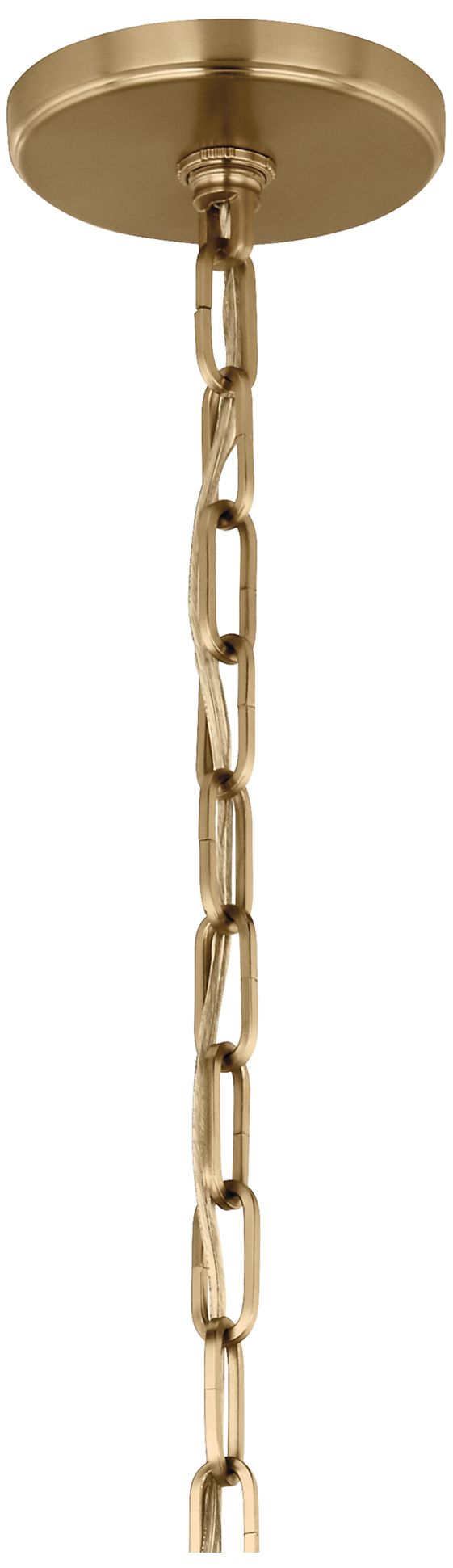 Image 5 Kichler Etcher 13" 1-Light Greige and Champagne Bronze Pendant  w/Diffuser more views