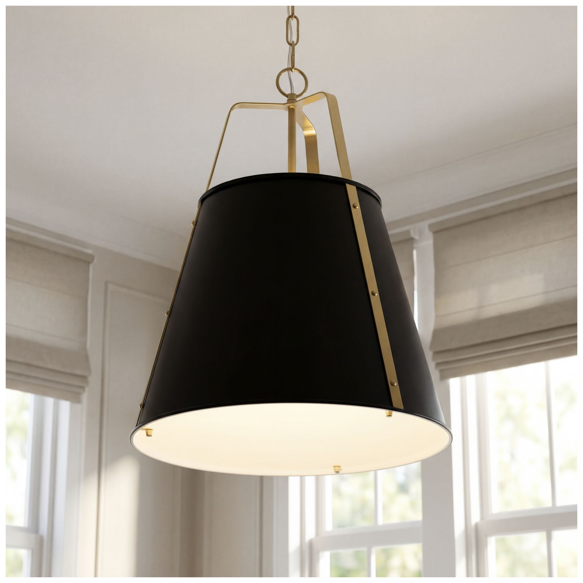 Image 6 Kichler Etcher 18" Wide 2-Light Black Finish Pendant Light more views
