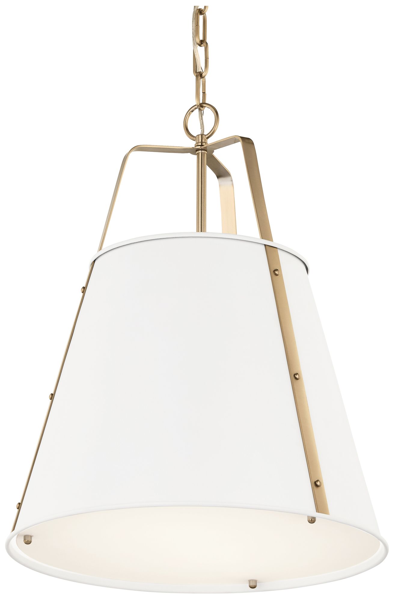 Image 3 Kichler Etcher 18" Wide 2-Light Modern White Pendant Light more views