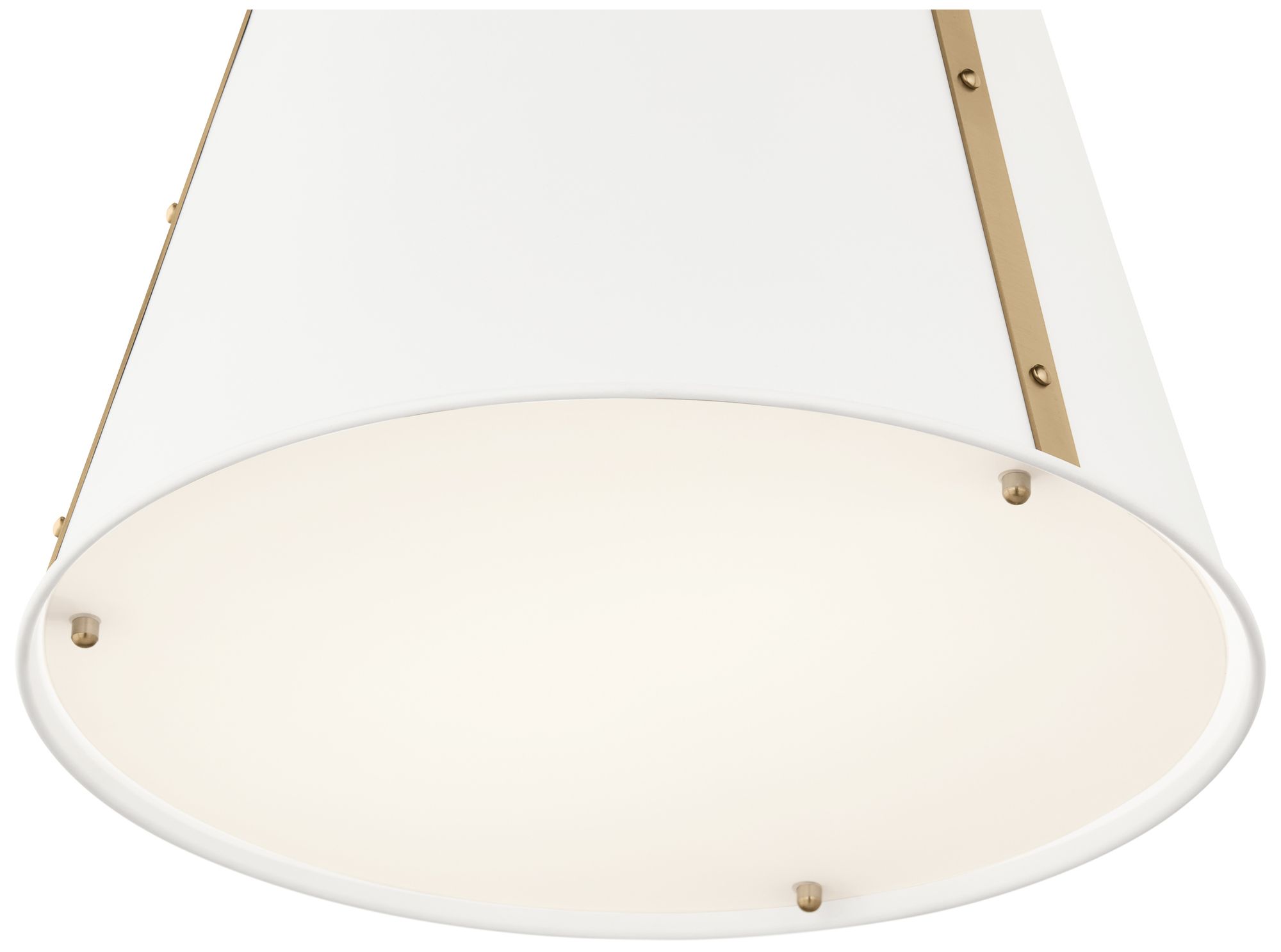 Image 4 Kichler Etcher 18" Wide 2-Light Modern White Pendant Light more views
