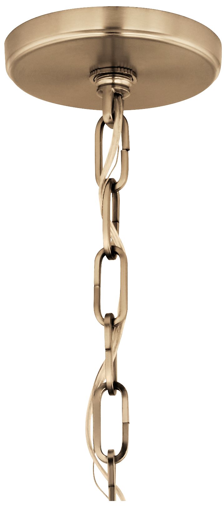 Image 3 Kichler Etcher 18" Wide Modern 2-Light Champagne Bronze Pendant more views