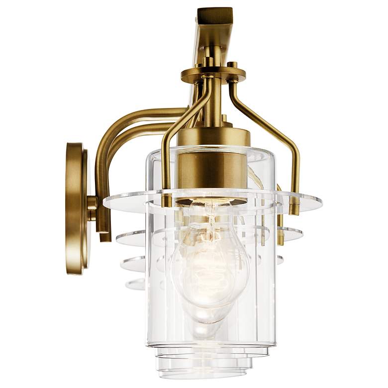 Image 4 Kichler Everett 34 1/4"W Brushed Brass 4-Light Bath Light more views