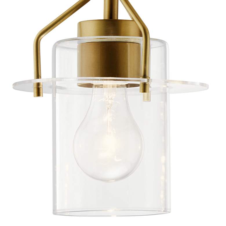 Image 6 Kichler Everett 34 1/4"W Brushed Brass 4-Light Bath Light more views