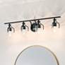 Thumbnail2 of Kichler Everett 34" Wide 4-Light Industrial Modern Bath Fixture