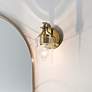 Thumbnail1 of Kichler Everett 9.25" High Brass and Clear Glass Wall Sconce