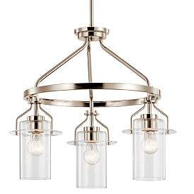 Image3 of Kichler Everett Polished Nickel Chandelier 3Lt more views