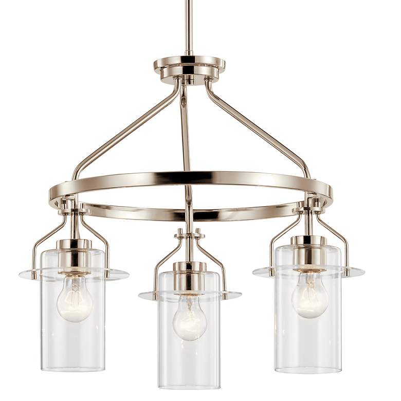 Image 3 Kichler Everett Polished Nickel Chandelier 3Lt more views