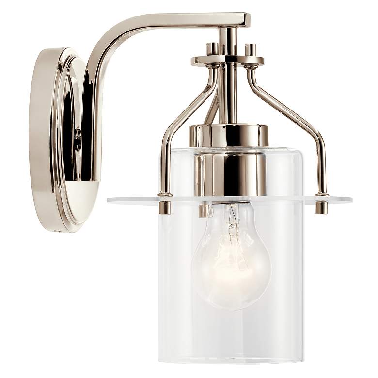 Image 2 Kichler Everett Polished Nickel Wall Sconce 1Lt more views