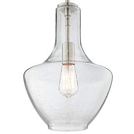 Image4 of Kichler Everly 10 1/2" Wide Brushed Nickel Mini Pendant more views