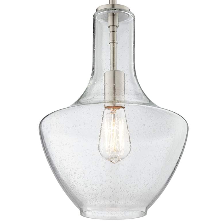 Image 4 Kichler Everly 10 1/2" Wide Brushed Nickel Mini Pendant more views
