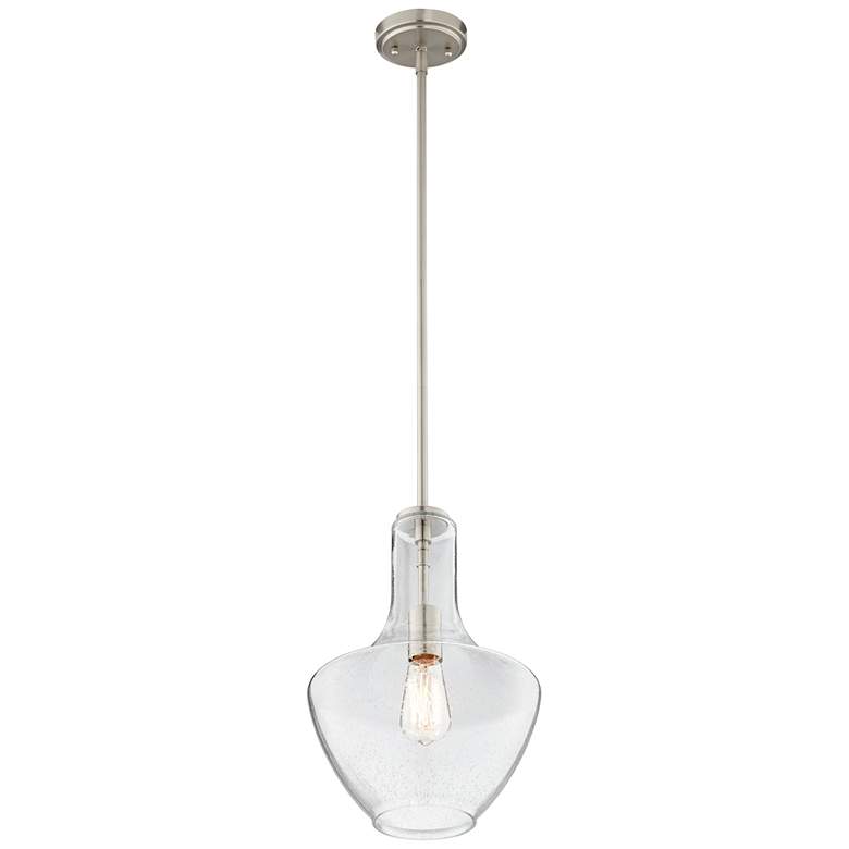 Image 6 Kichler Everly 10 1/2" Wide Brushed Nickel Mini Pendant more views