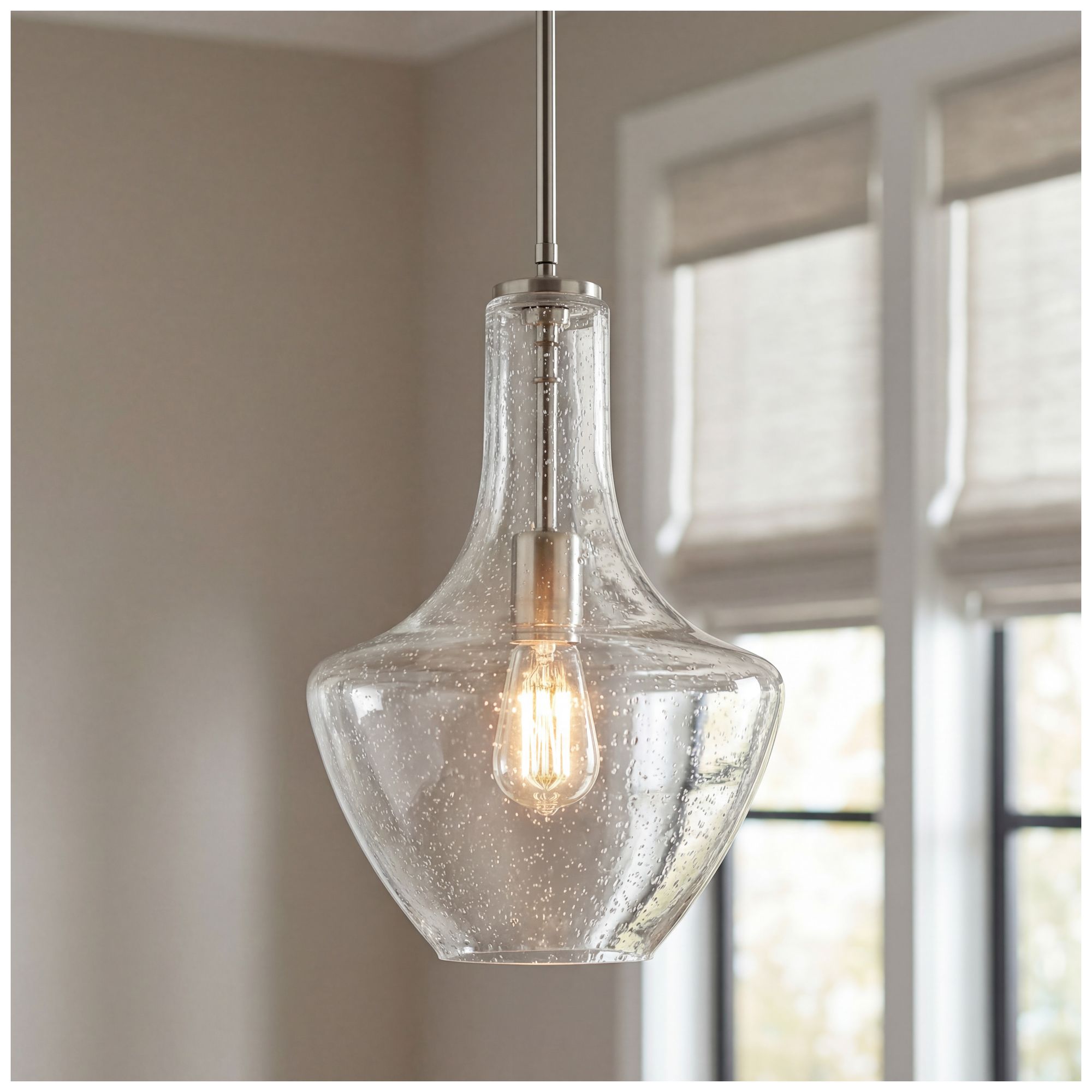 Image 7 Kichler Everly 10 1/2" Wide Brushed Nickel Mini Pendant more views