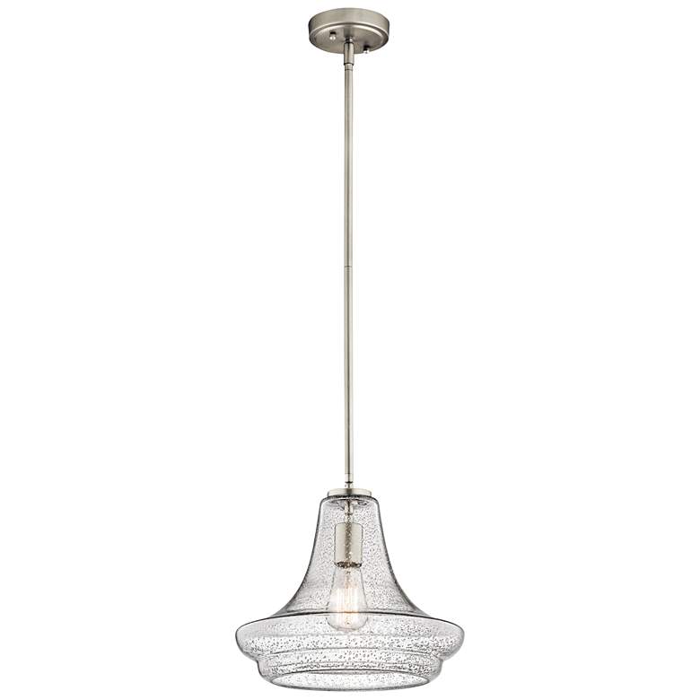 Image 3 Kichler Everly 12 1/2 inch Wide Brushed Nickel Pendant Light more views