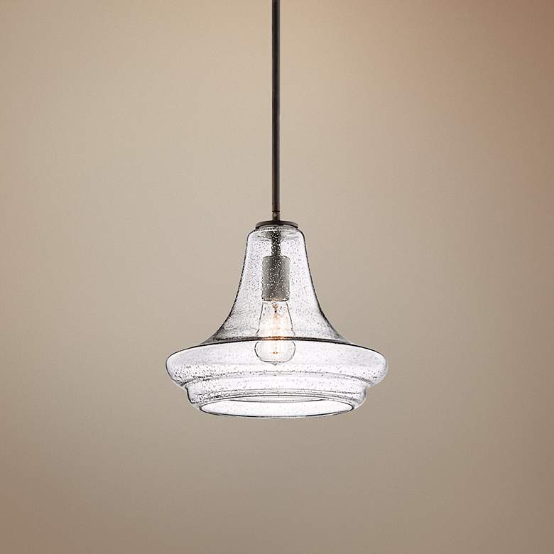 Image 1 Kichler Everly 12 1/2" Wide Olde Bronze Pendant Light
