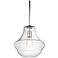 Kichler Everly 12" Wide Modern Chrome and Clear Glass Pendant Light