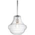 Kichler Everly 12" Wide Modern Chrome and Clear Glass Pendant Light