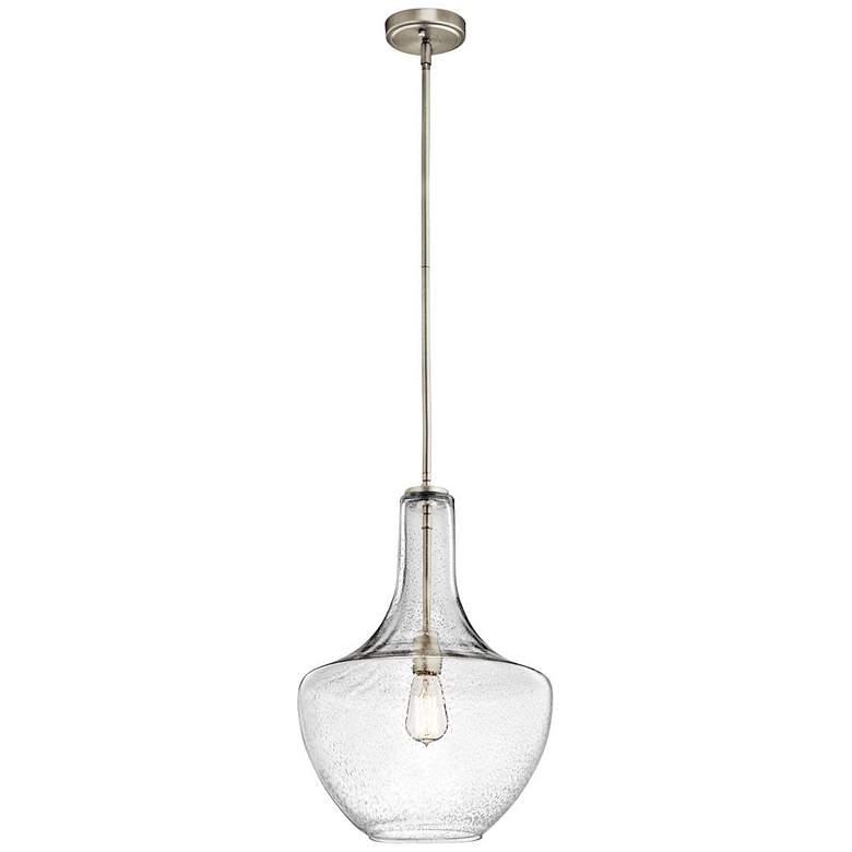 Kichler Everly 13 3/4&quot; Wide Brushed Nickel Pendant Light more views