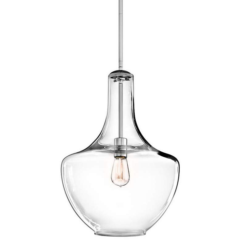 Image 2 Kichler Everly 13 3/4 inch Wide Chrome Mini Pendant