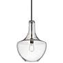 Kichler Everly 13 3/4" Wide Olde Bronze Clear Glass Pendant Light