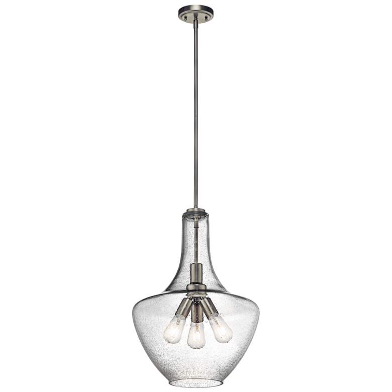 Image 3 Kichler Everly 16" Wide Brushed Nickel 3-Light Pendant more views