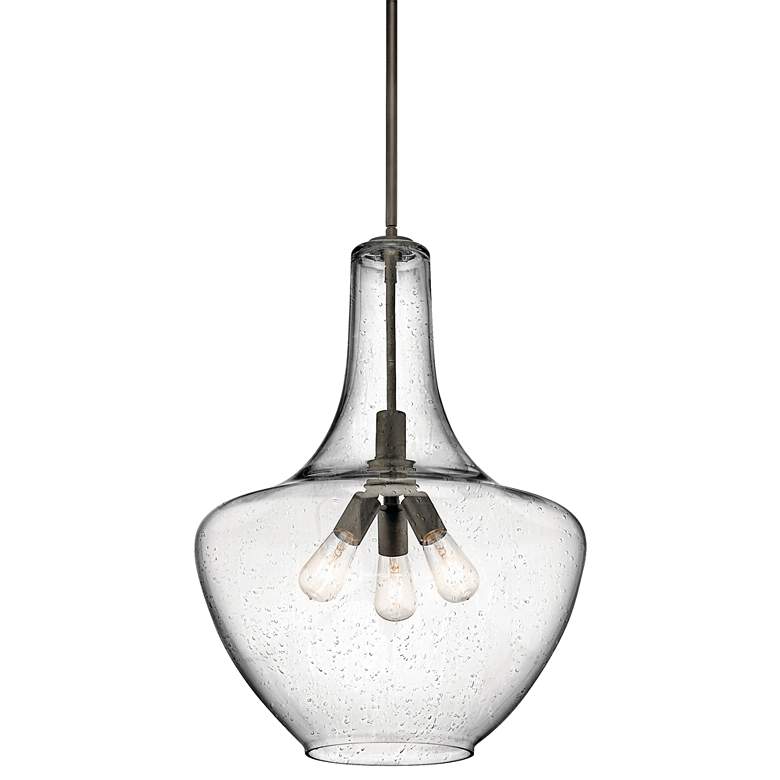 Image 1 Kichler Everly 20" Wide Olde Bronze 3-Light Pendant
