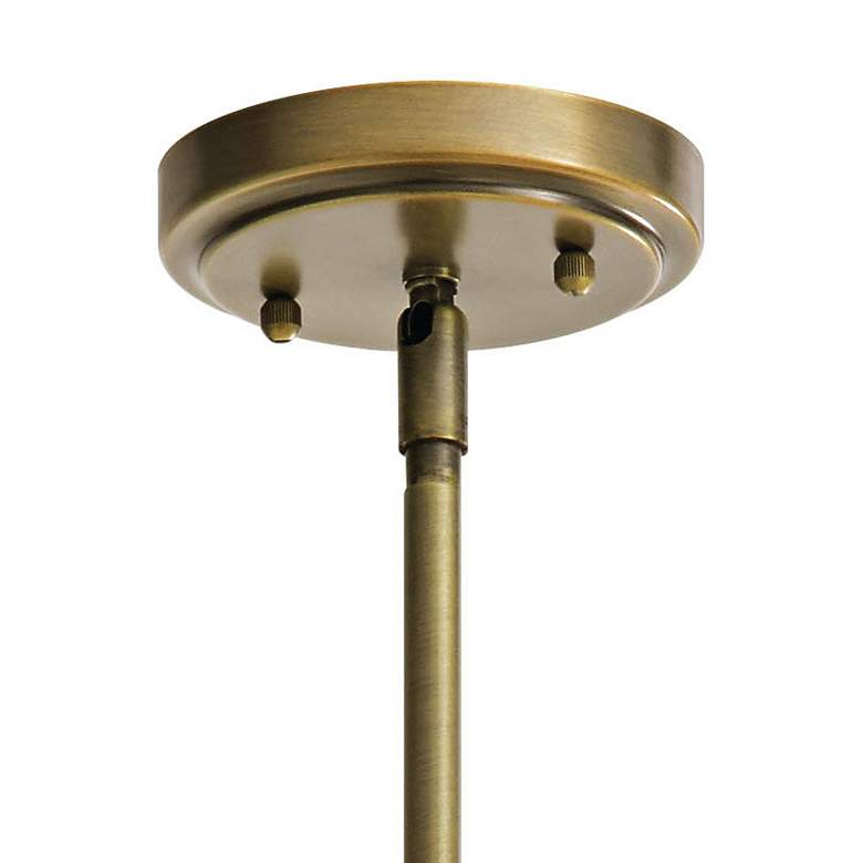 Image 4 Kichler Everly 8 3/4" Wide Natural Brass Mini Pendant Light more views