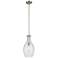 Kichler Everly 9" Wide Brushed Nickel Clear Glass Bell Mini Pendant