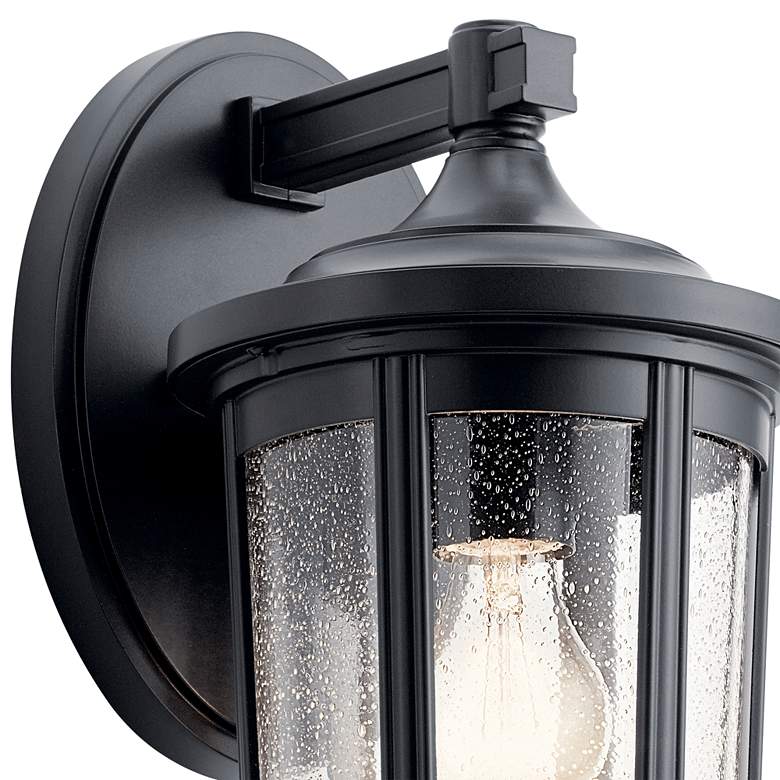 Image 3 Kichler Fairfield 14 1/2 inch High Black Outdoor Wall Light more views