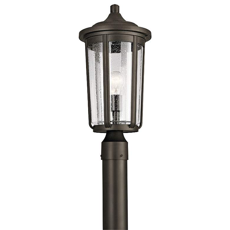 Image 1 Kichler Fairfield 19 1/4"H Olde Bronze Outdoor Post Light