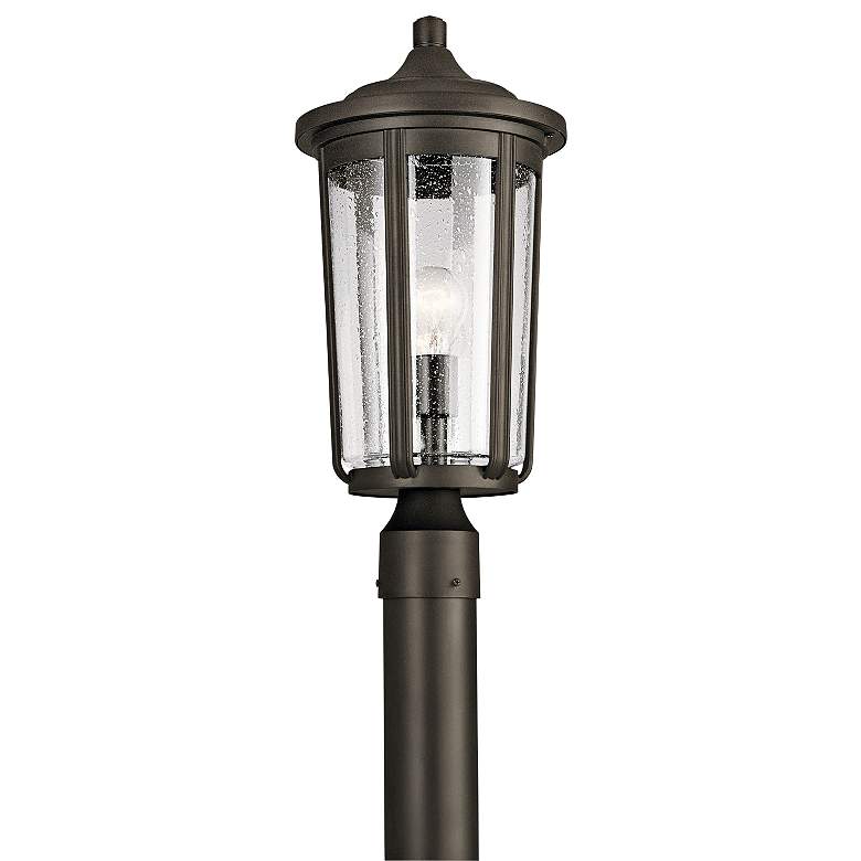 Image 1 Kichler Fairfield 19 1/4 inchH Olde Bronze Outdoor Post Light