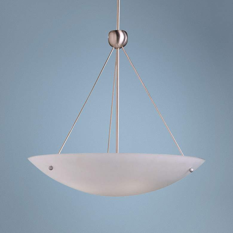 Image 1 Kichler Family Space 26 inch Wide Nickel Pendant Light