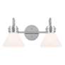 5_Kichler Farum 19.25 Inch 2 Light Vanity with Opal Glass in Chrome more views