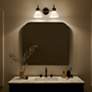Kichler Farum 19.25 Inch 2 Light Vanity with Opal Glass in Chrome