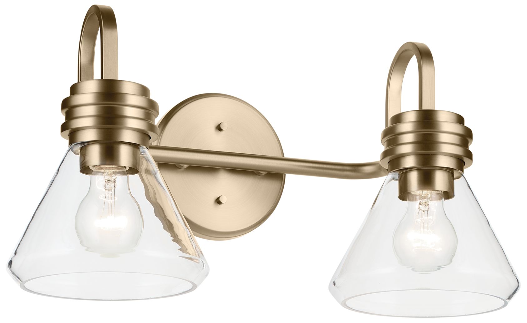 Kichler Farum 19 1/4"W Champagne Bronze 2-Light Bath Light