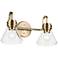 Kichler Farum 19 1/4"W Champagne Bronze 2-Light Bath Light