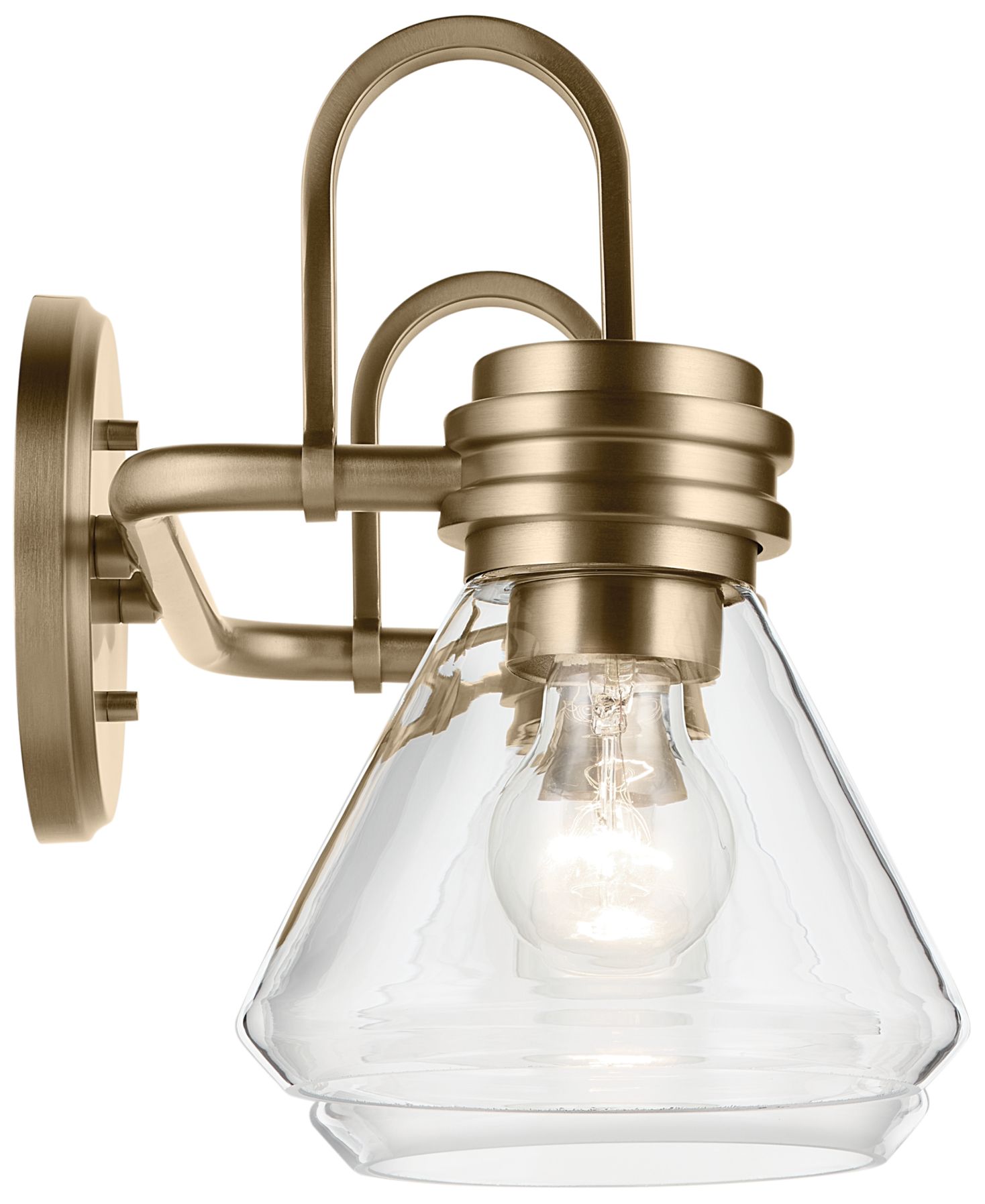 Image 7 Kichler Farum 19 1/4"W Champagne Bronze 2-Light Bath Light more views