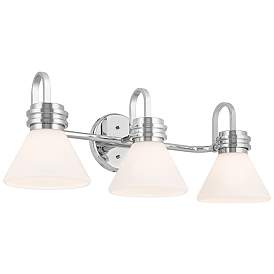 Image1 of Kichler Farum 26 Inch 3 Light Vanity with Opal Glass in Chrome