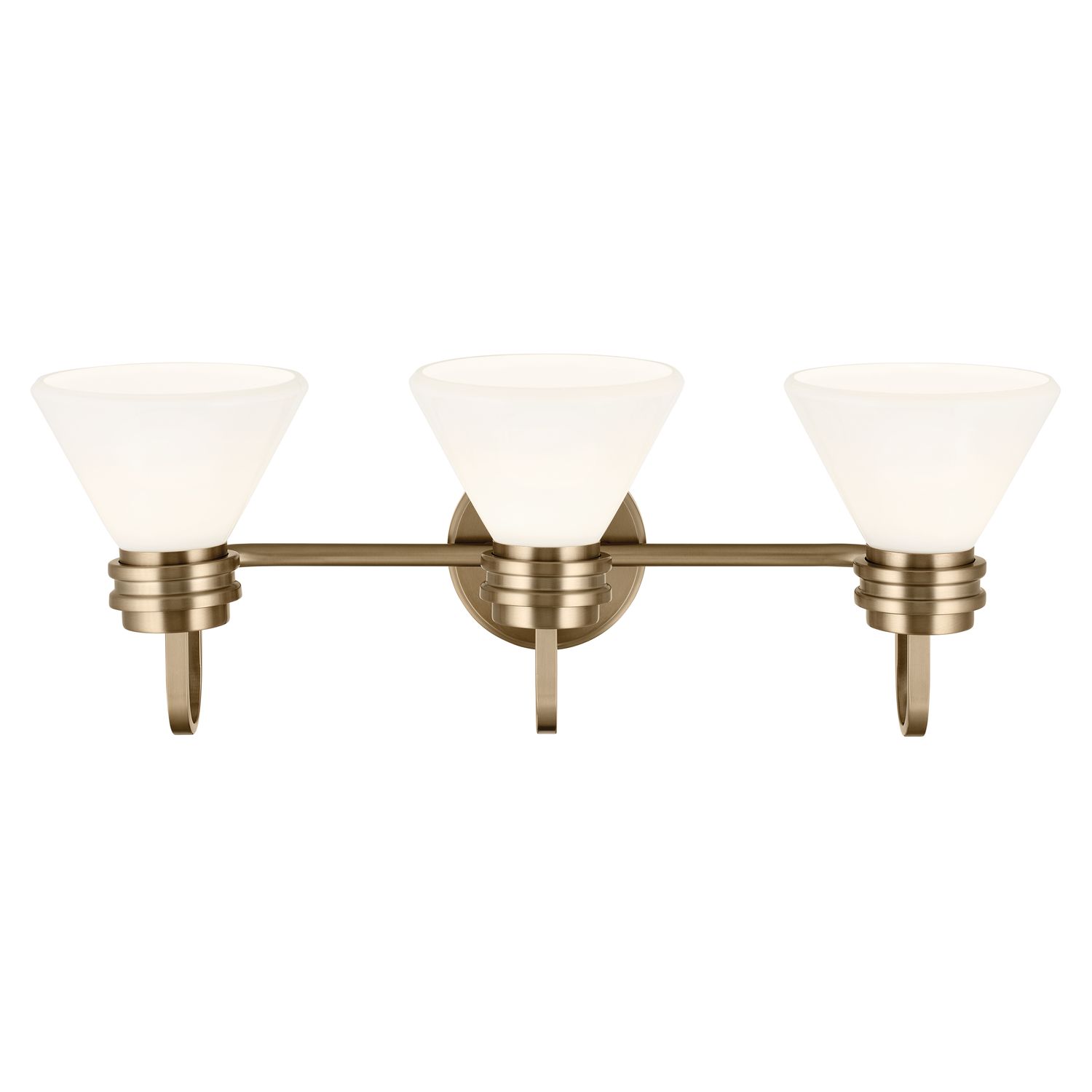 Image 4 Kichler Farum 26" Wide Champagne Bronze 3-Light Bath Light more views