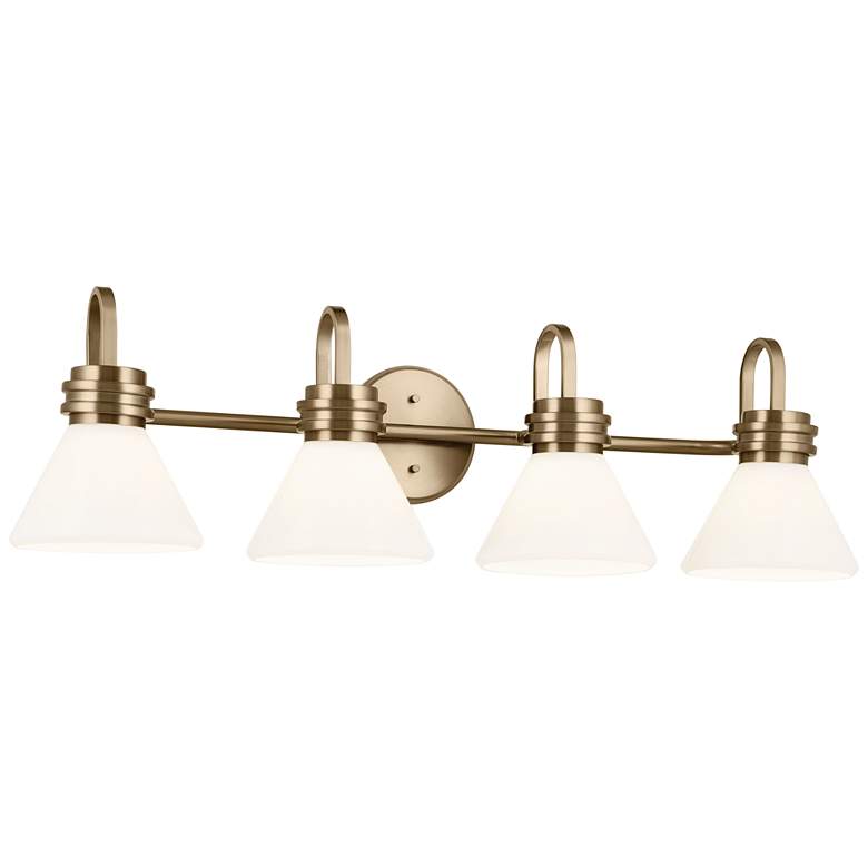 Image 1 Kichler Farum 34" Wide Champagne Bronze 4-Light Bath Light