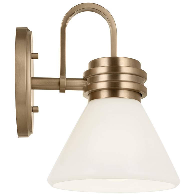Image 5 Kichler Farum 9.5 Inch 1 Light Wall Sconce in Champagne Bronze more views