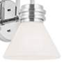 3_Kichler Farum 9.5 Inch 1 Light Wall Sconce with Opal Glass in Chrome more views