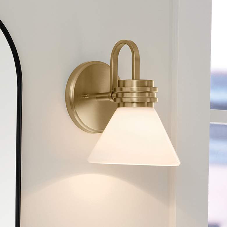 Image 1 Kichler Farum 9 1/2" High Champagne Bronze Wall Sconce