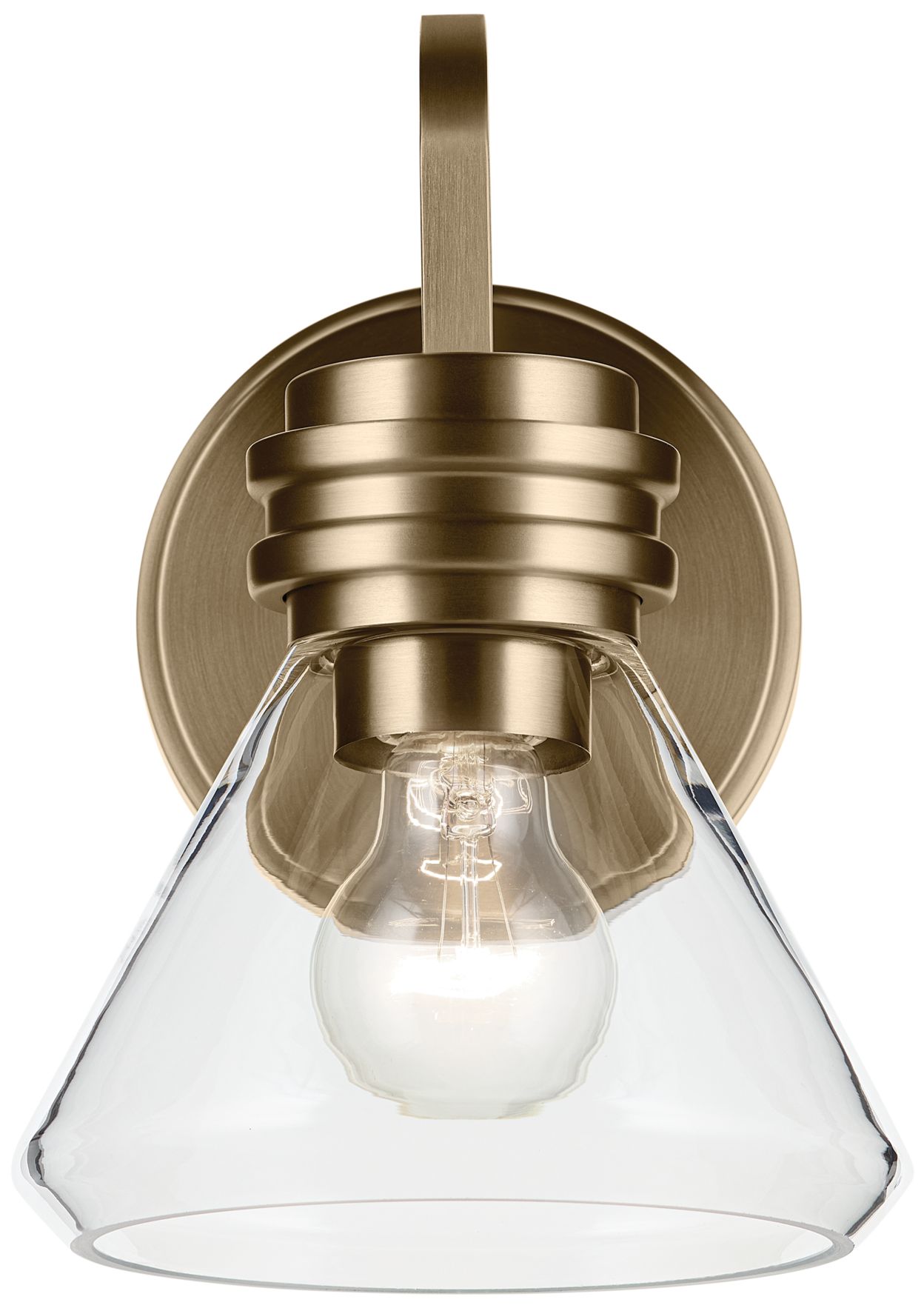 Image 5 Kichler Farum 9 1/2" High Champagne Bronze Wall Sconce more views