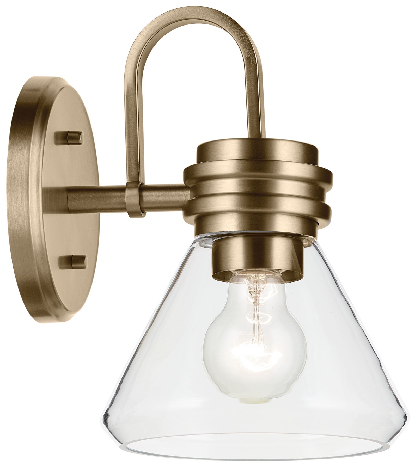 Image 7 Kichler Farum 9 1/2" High Champagne Bronze Wall Sconce more views