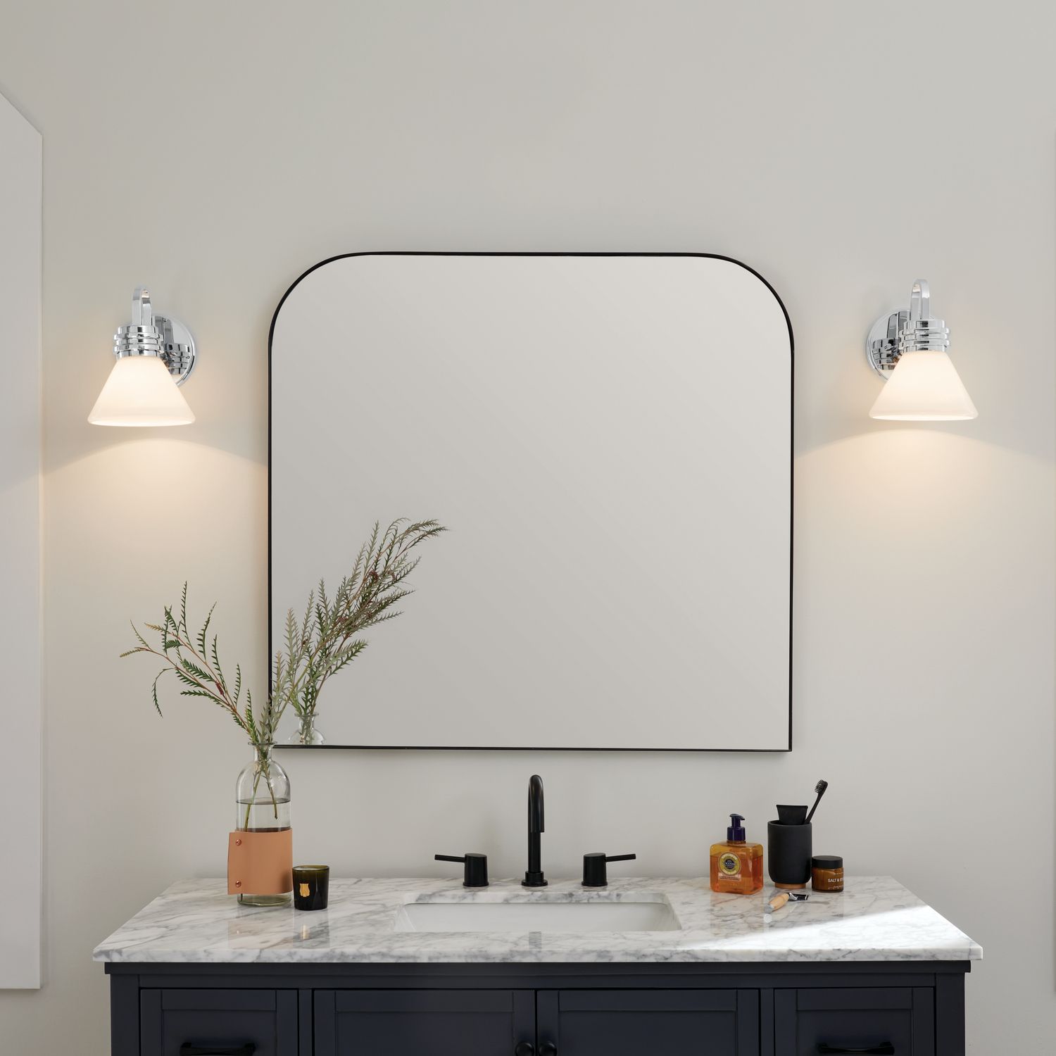 Image 7 Kichler Farum 9 1/2" High Chrome Wall Sconce more views