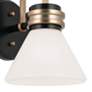 Thumbnail3 of Kichler Farum 9 1/2"H Black and Champagne Bronze Wall Sconce more views