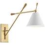Kichler Finnick 20"H Champagne Gold Swing Arm Wall Sconce