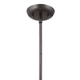 Image5 of Kichler Fira 18" Wide Anvil Iron Finish Modern Dome Pendant more views