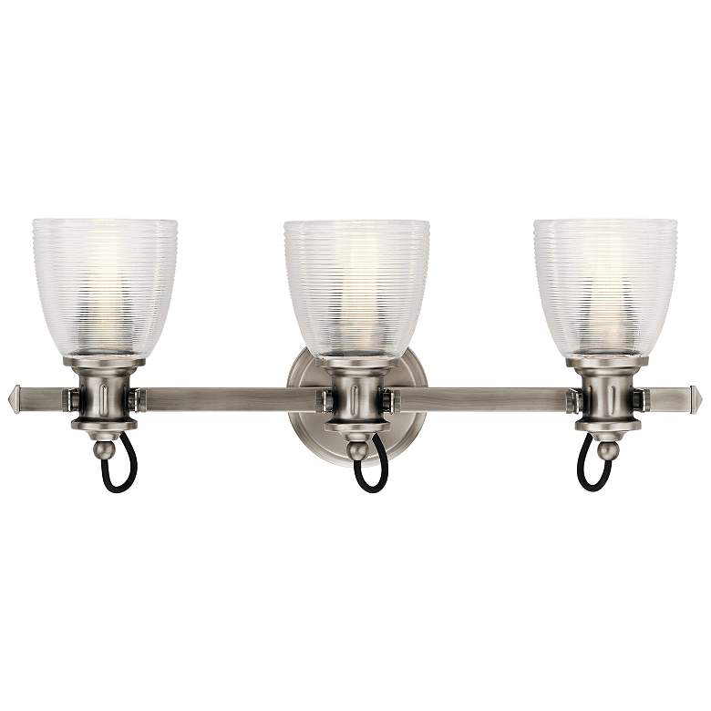 Image 1 Kichler Flagship 24" Wide Classic Pewter 3-Light Bath Light