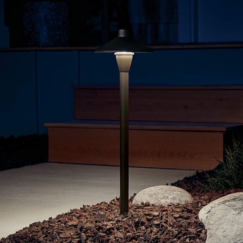 Image 1 Kichler Fogden 21"H Textured Architectural Bronze Path Light